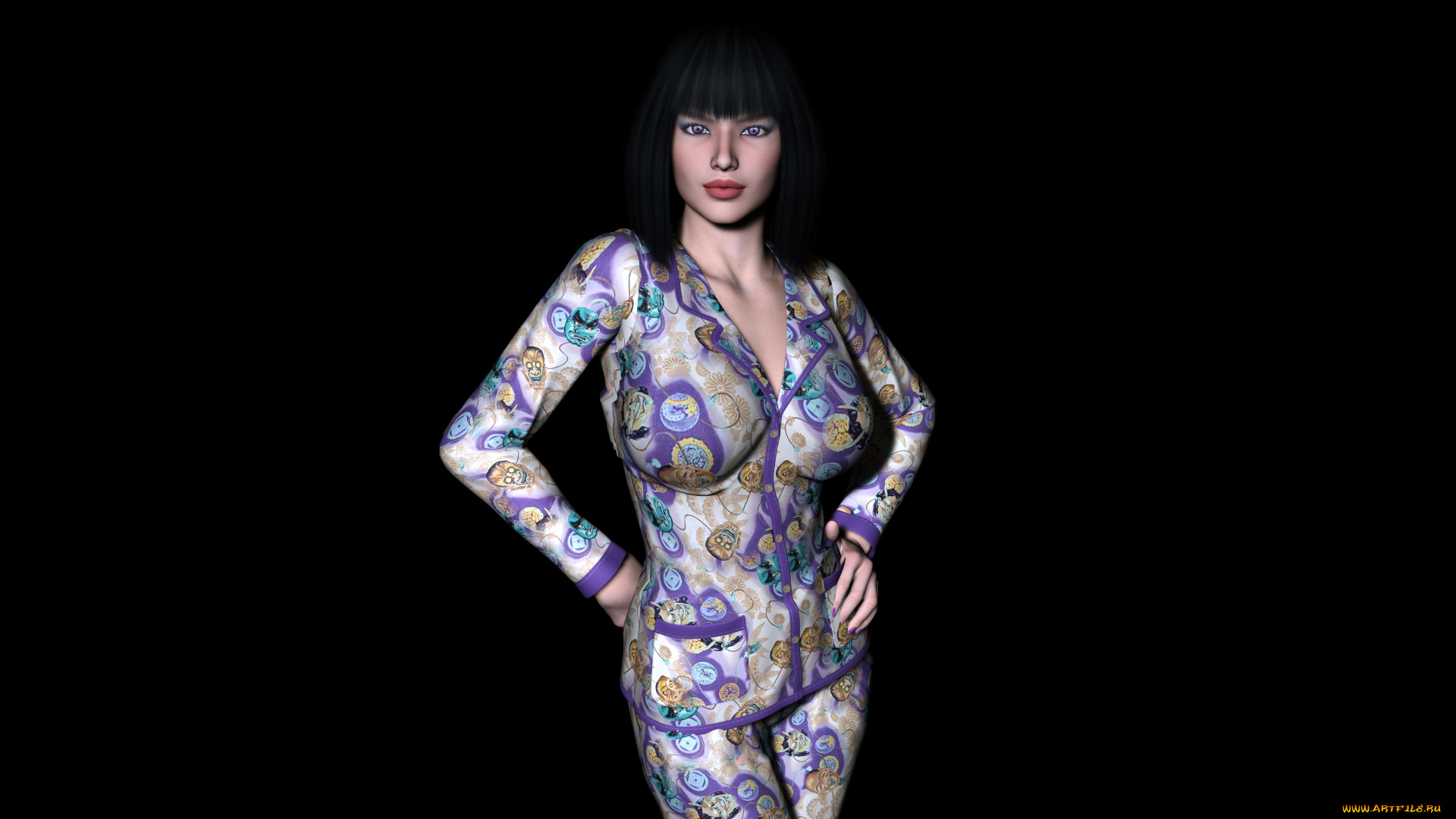 3д, графика, люди, , people, девушка, фон, взгляд