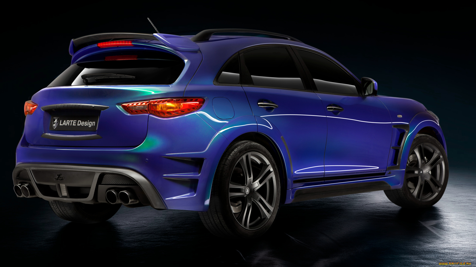 автомобили, infiniti, design, larte, синий, 2014г, qx70, s51