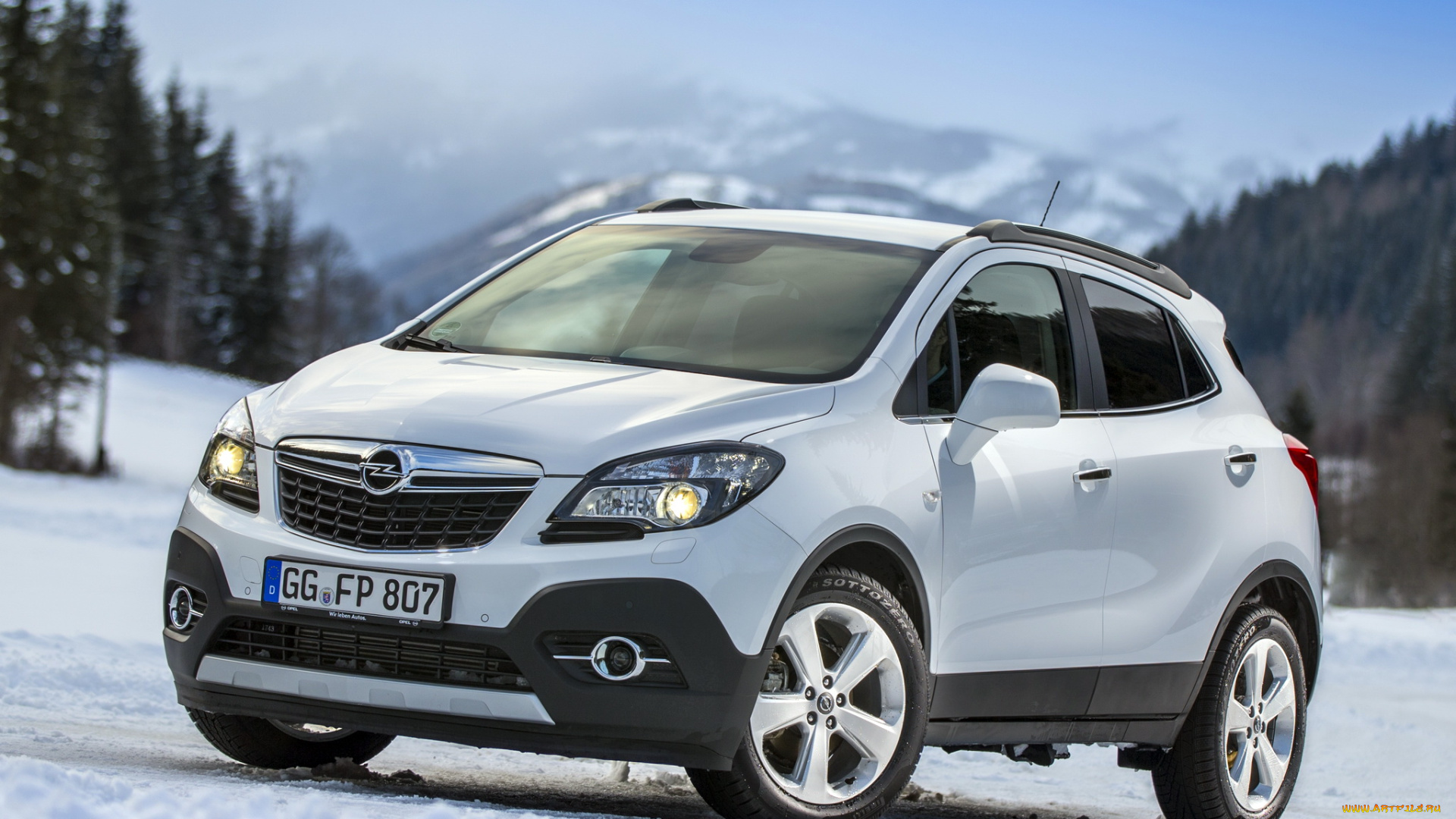 автомобили, opel, светлый, 2012г, turbo, 4x4, mokka