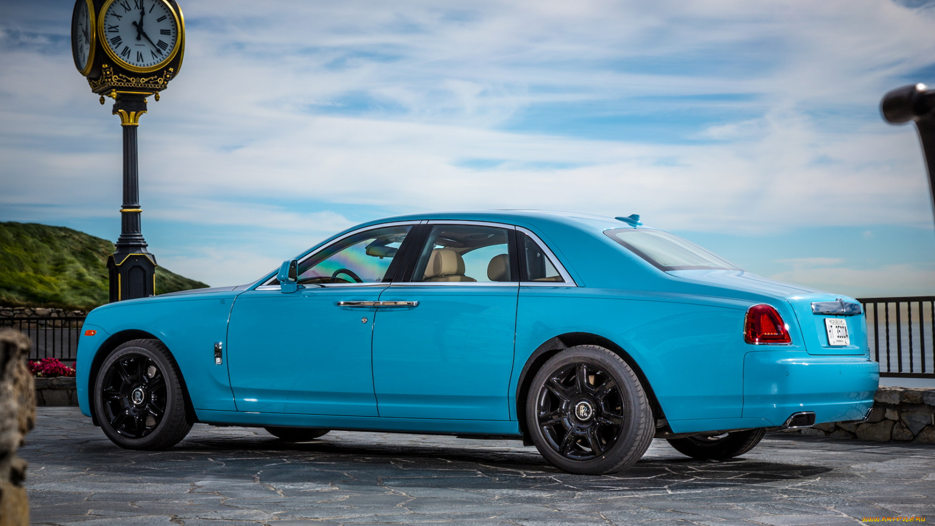 автомобили, rolls-royce, ghost, alpine, trial, centenary, collection, us-spec, 2013г, синий