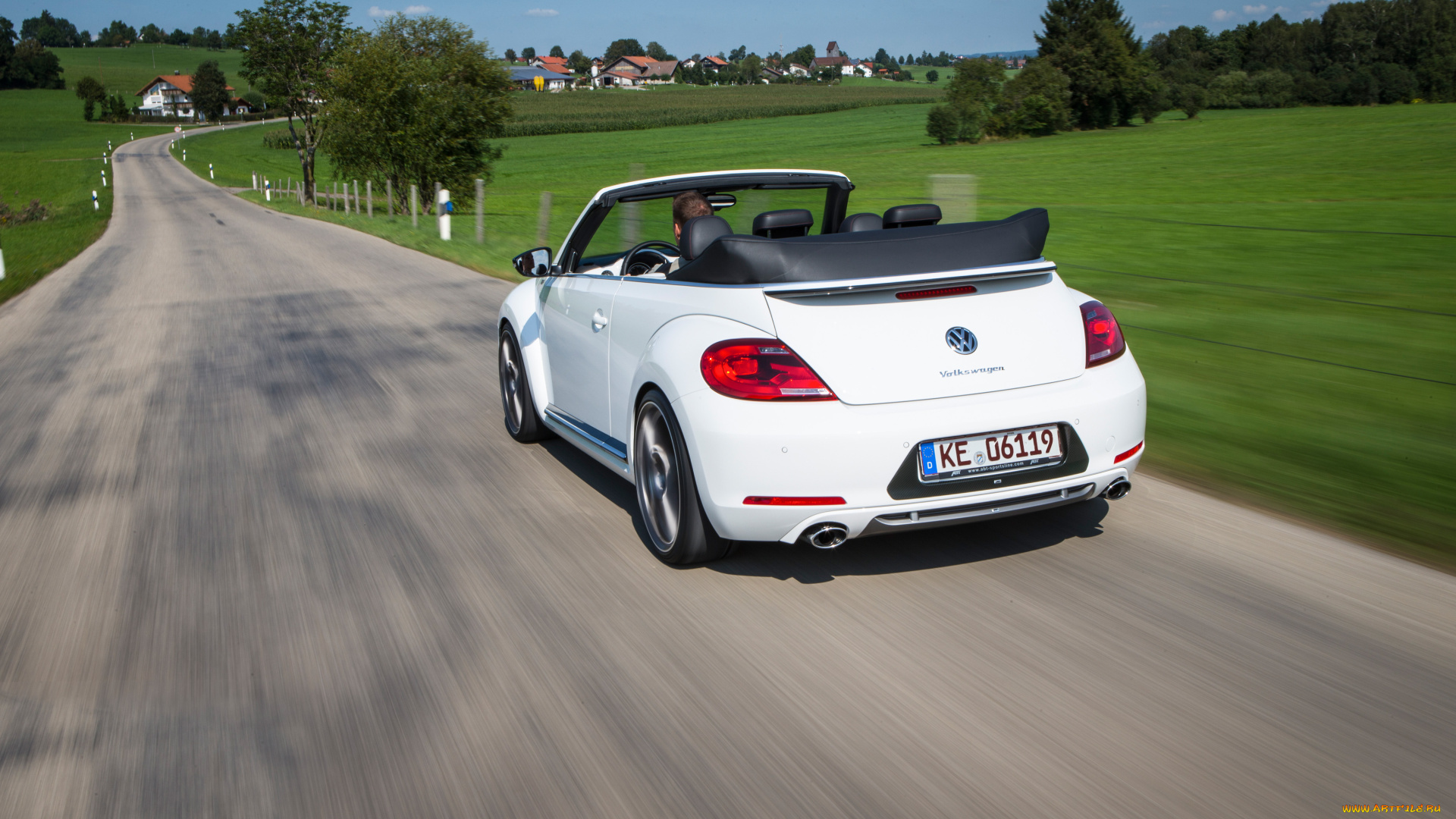 автомобили, volkswagen, cabrio, светлый, abt, beetle, 2012г