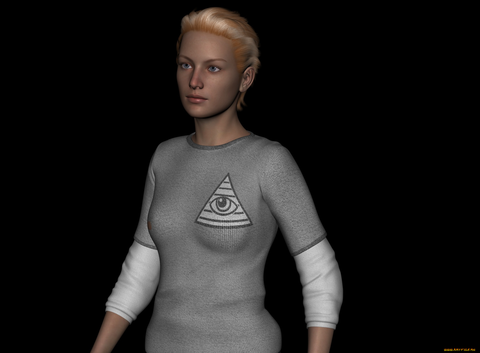 3д, графика, люди, , people, девушка, взгляд, фон