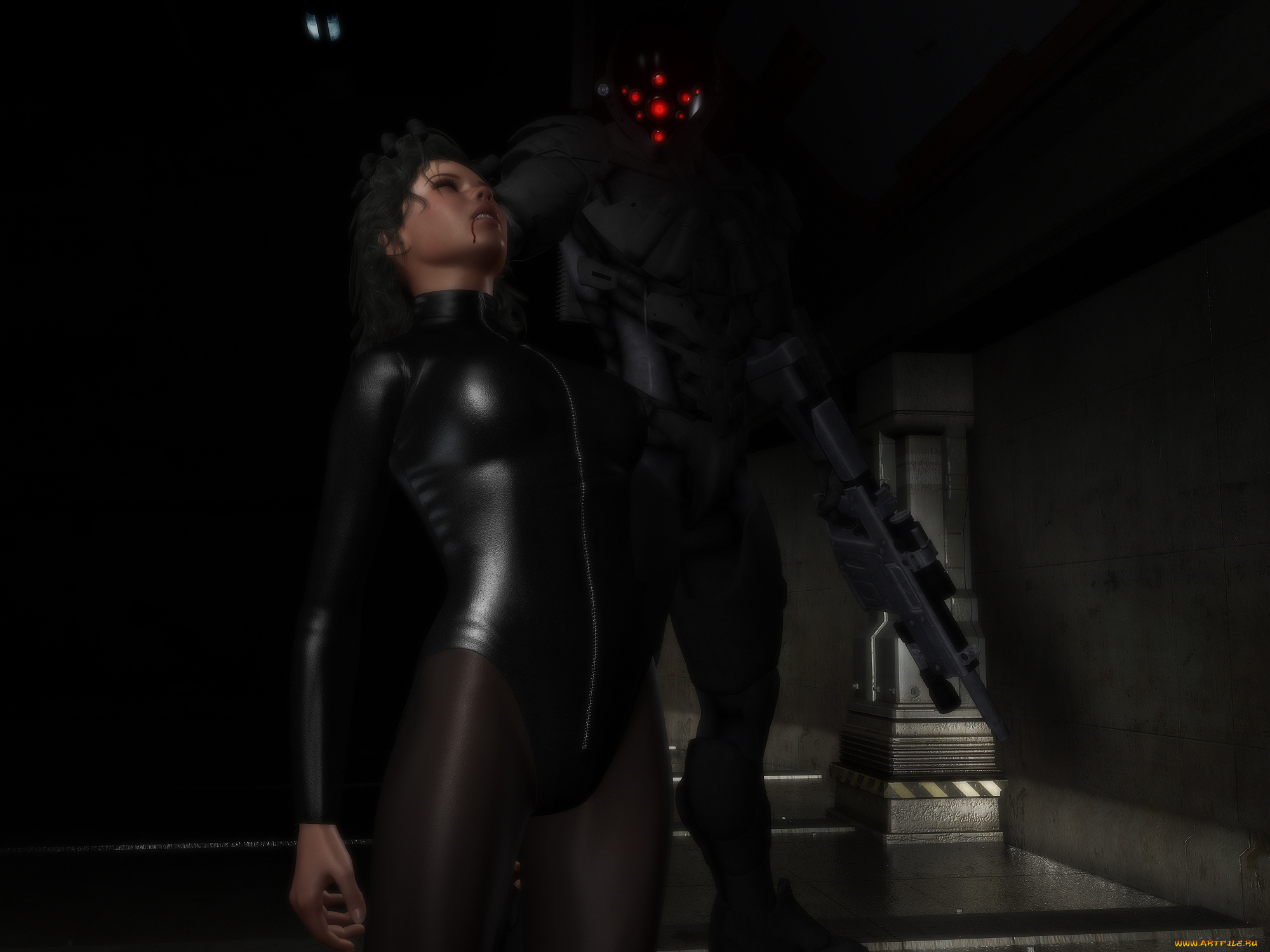 3д, графика, фантазия, , fantasy, девушка, фон