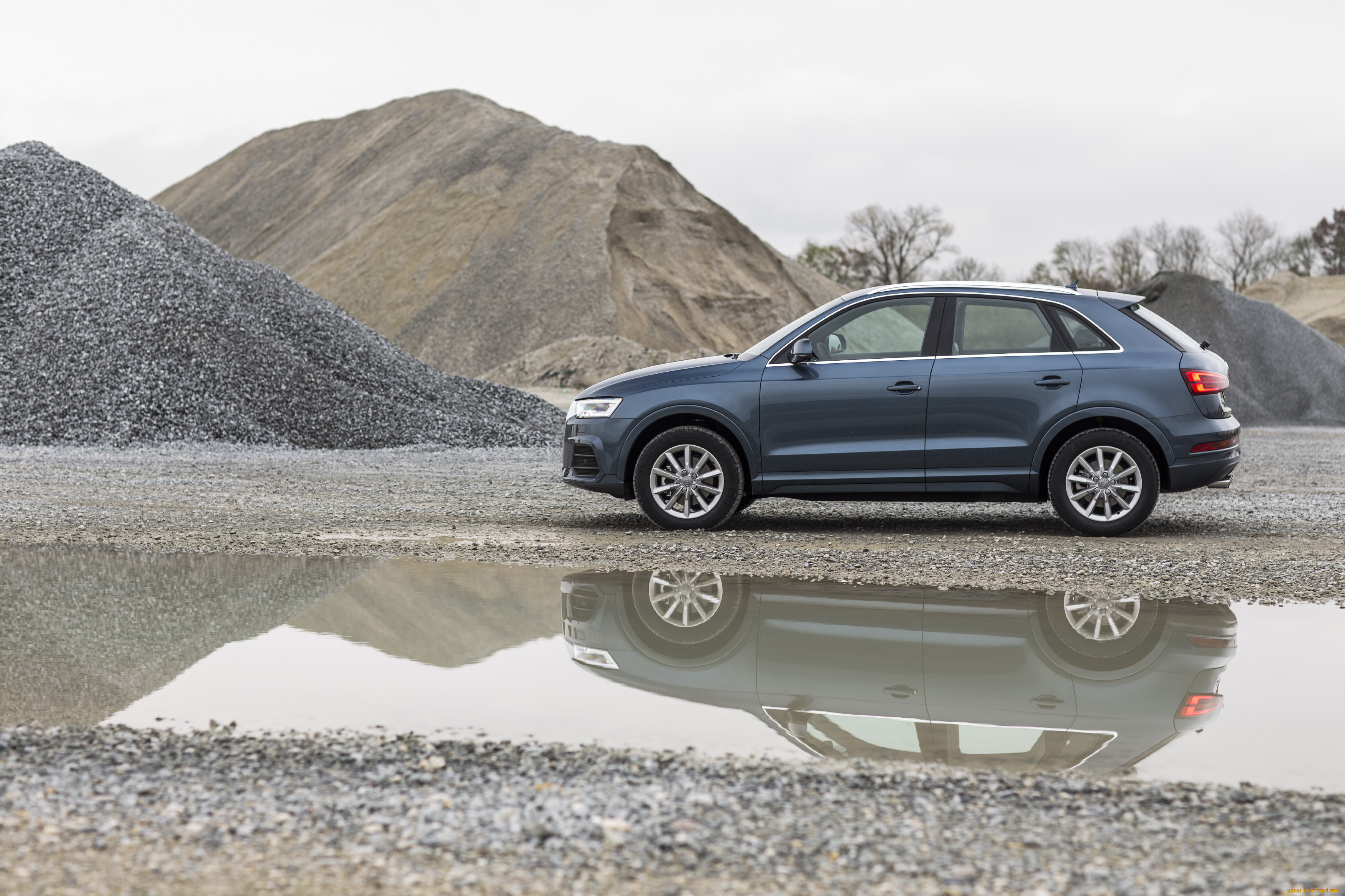 автомобили, audi, q3, 2-0, tdi, 8u, 2015г, серый