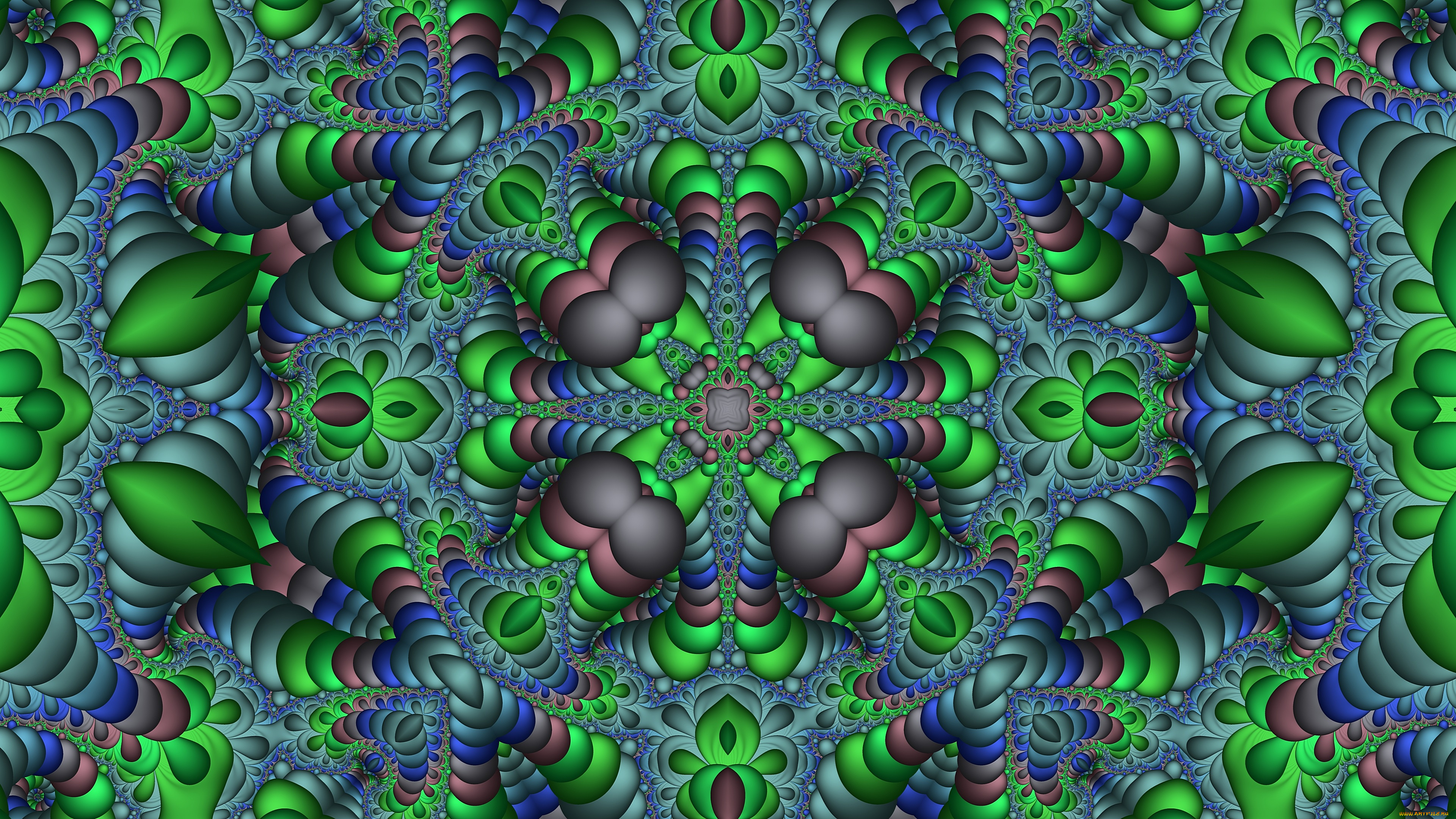 3д, графика, фракталы, , fractal, узор, фон, цвета