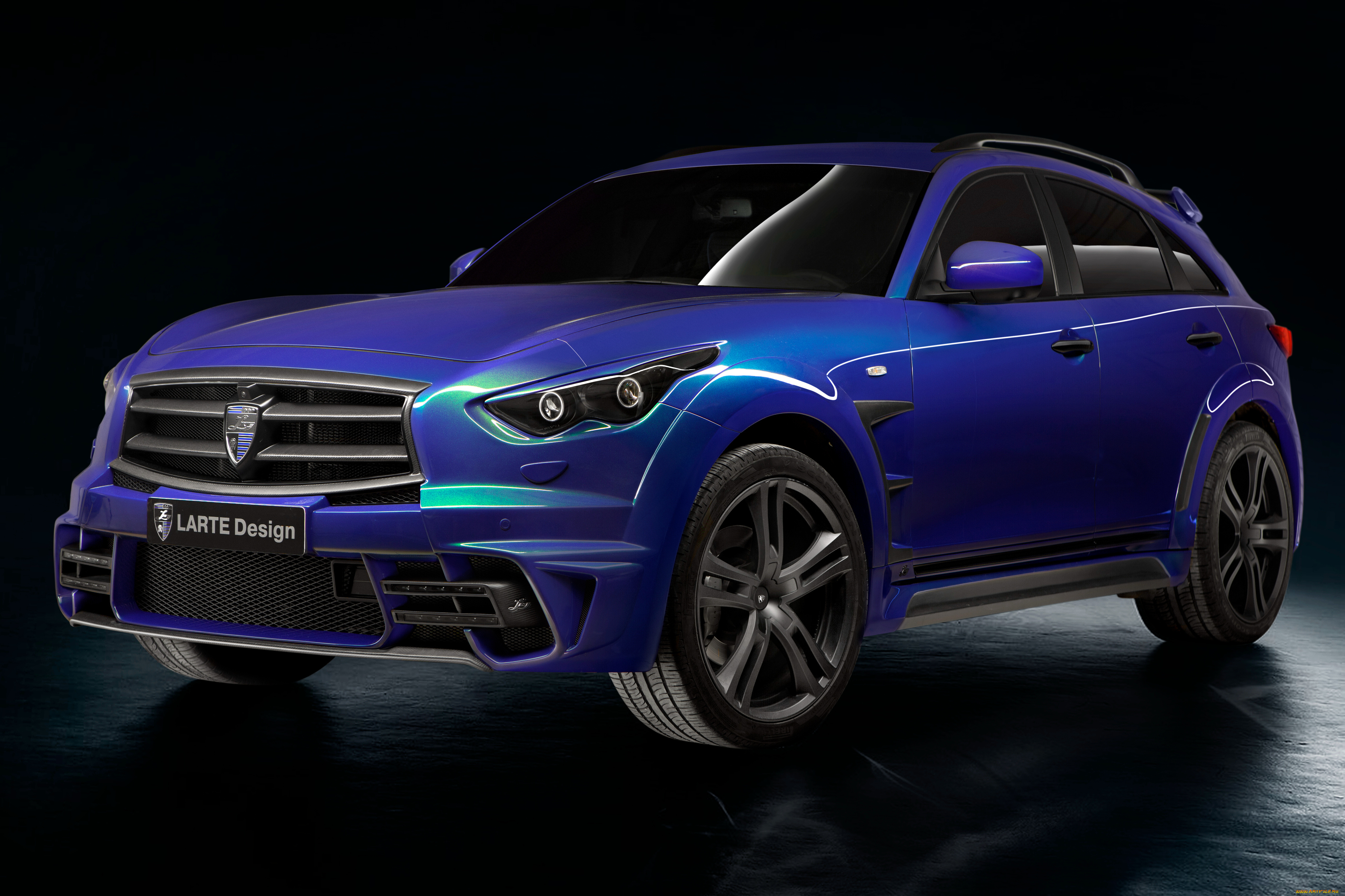 автомобили, infiniti, 2014г, s51, qx70, синий, design, larte