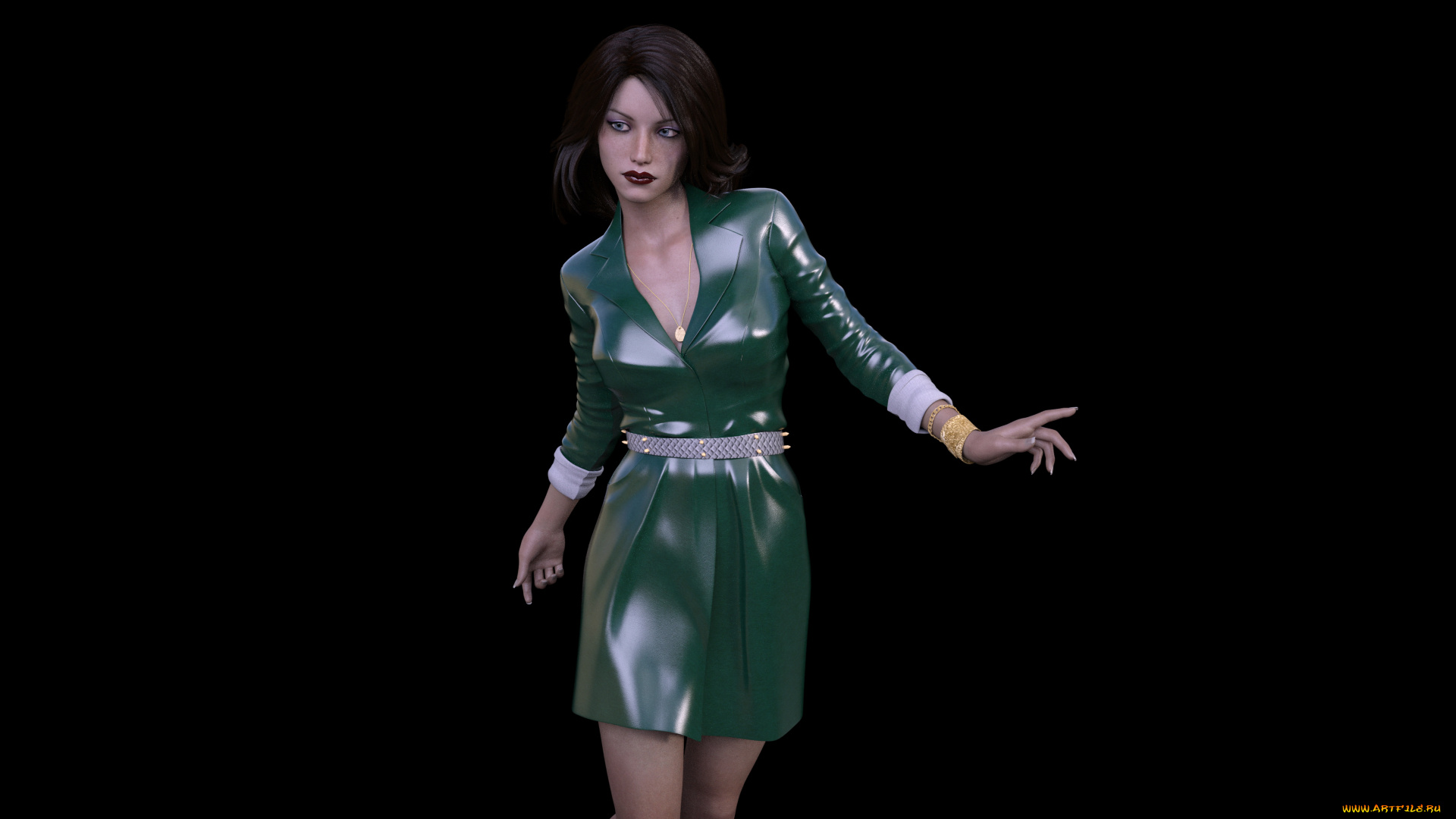 3д, графика, люди, , people, девушка, взгляд, фон