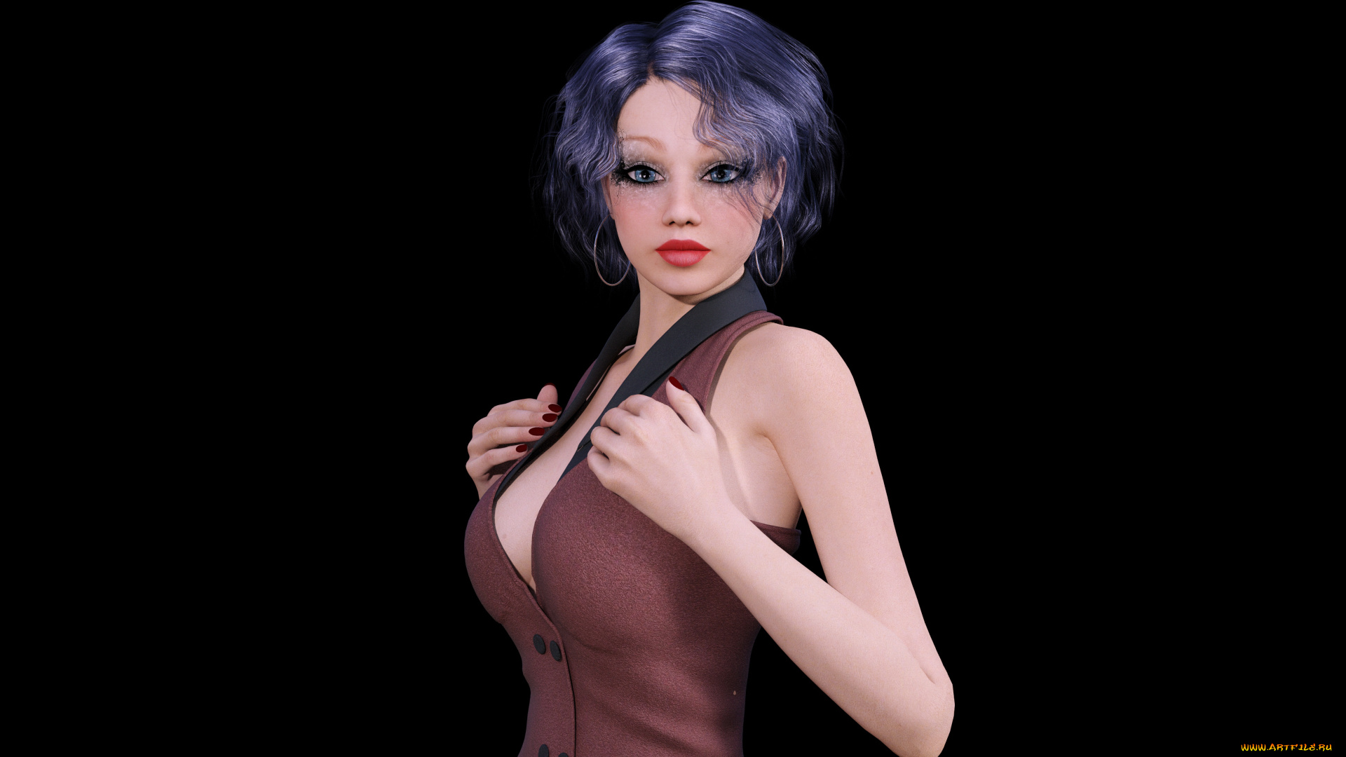 3д, графика, люди, , people, взгляд, девушка, фон