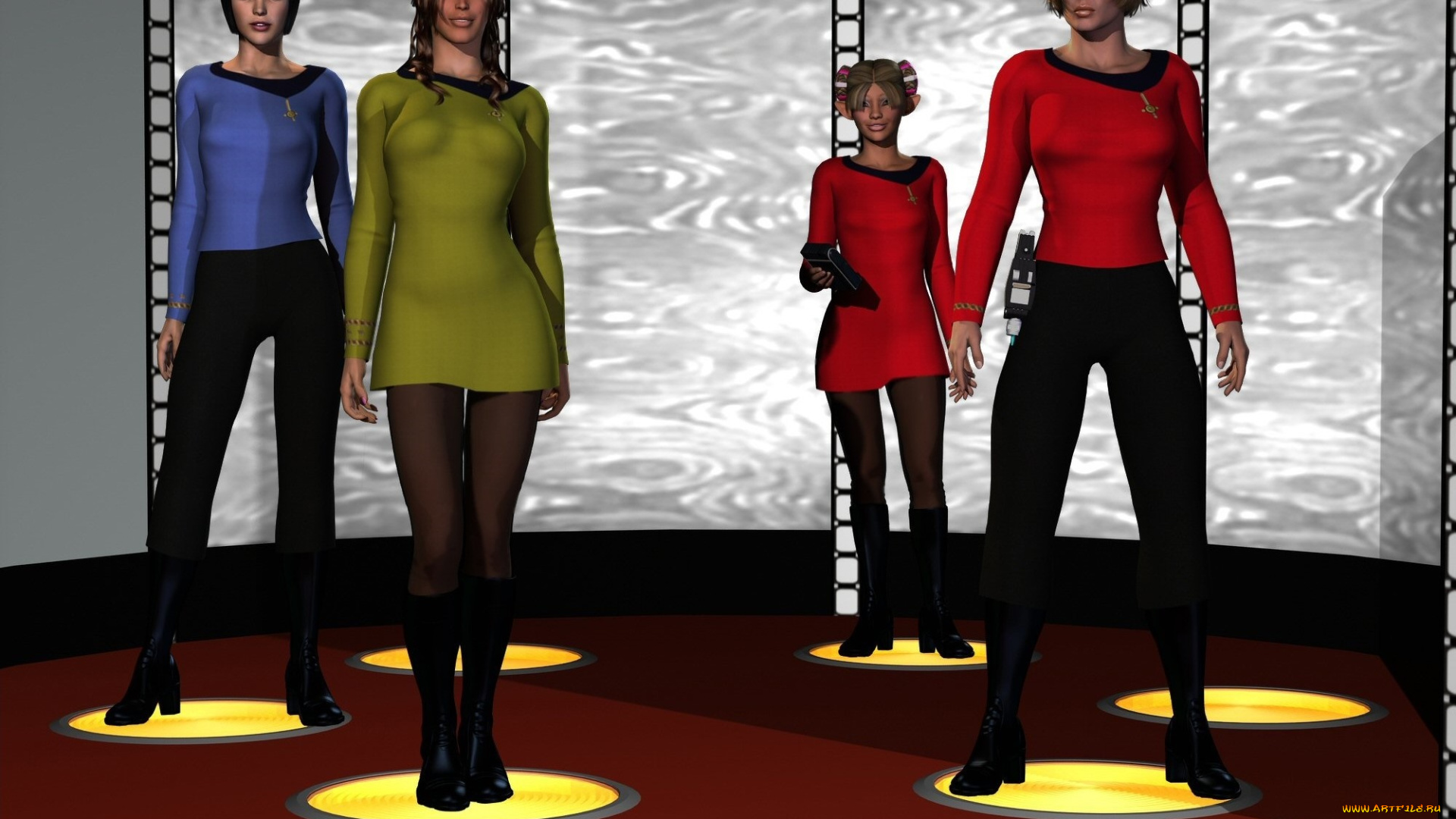 3д, графика, люди, , people, взгляд, девушки, фон