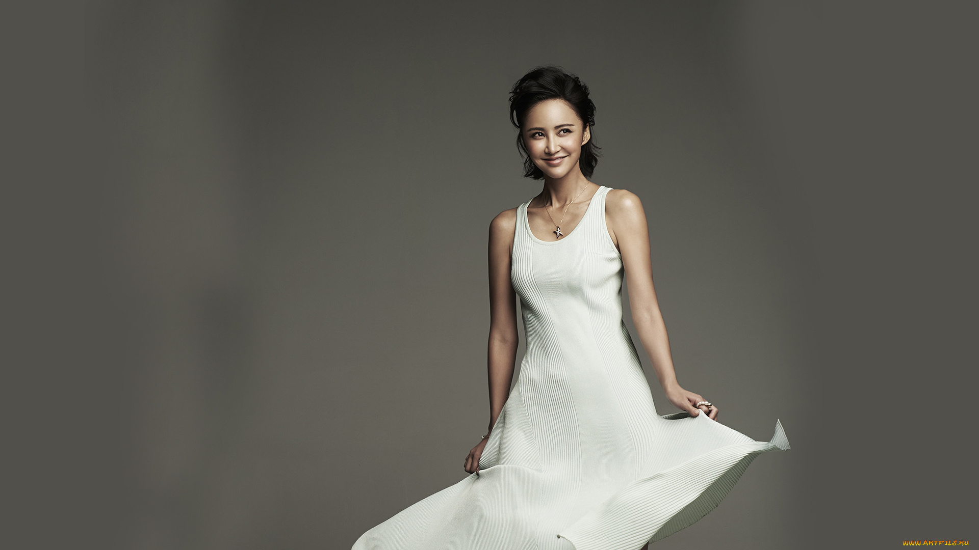 zhang, xin, yi, девушки, взгляд, азиатка, модель, девушка, фон