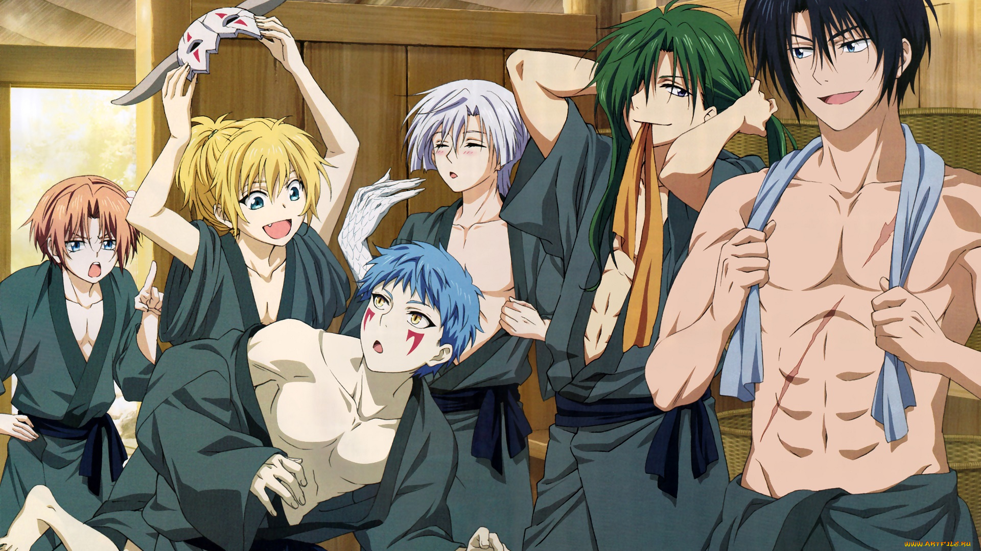 аниме, akatsuki, no, yona, рассвет, йоны, парни