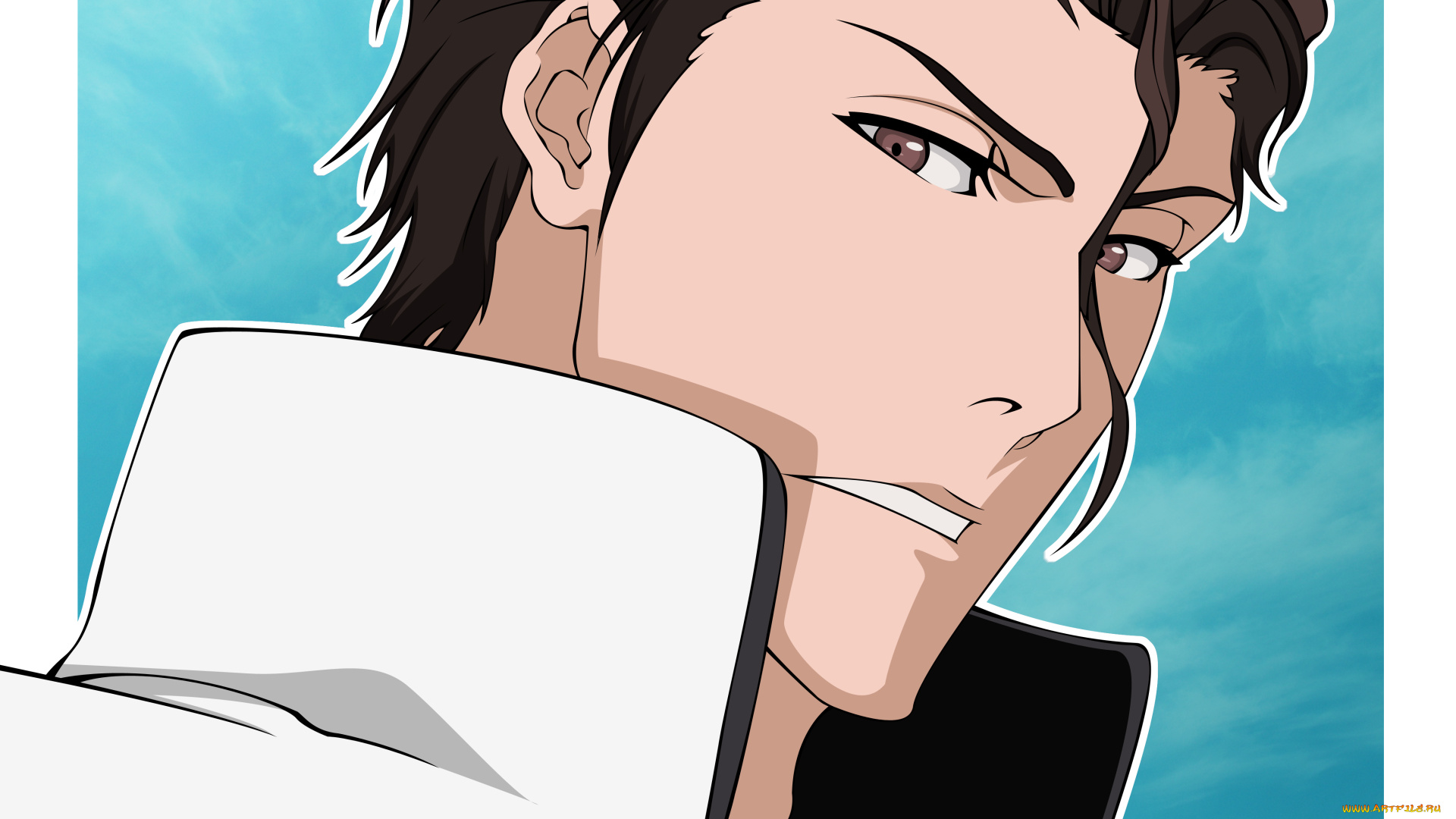 аниме, bleach, aizen, sousuke