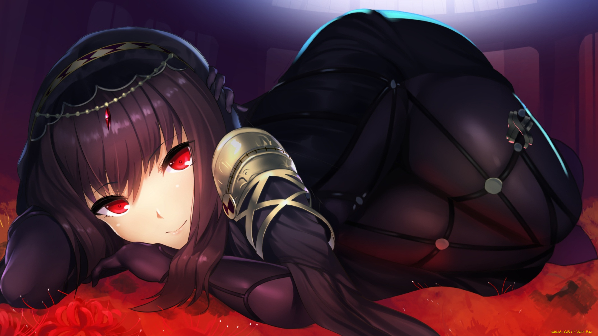 аниме, fate, stay, night, scathach