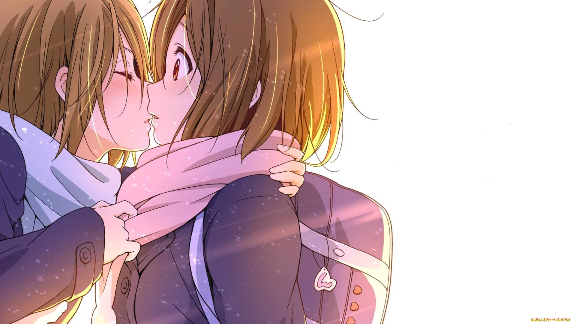 аниме, k-on, взгляд, фон, девушки