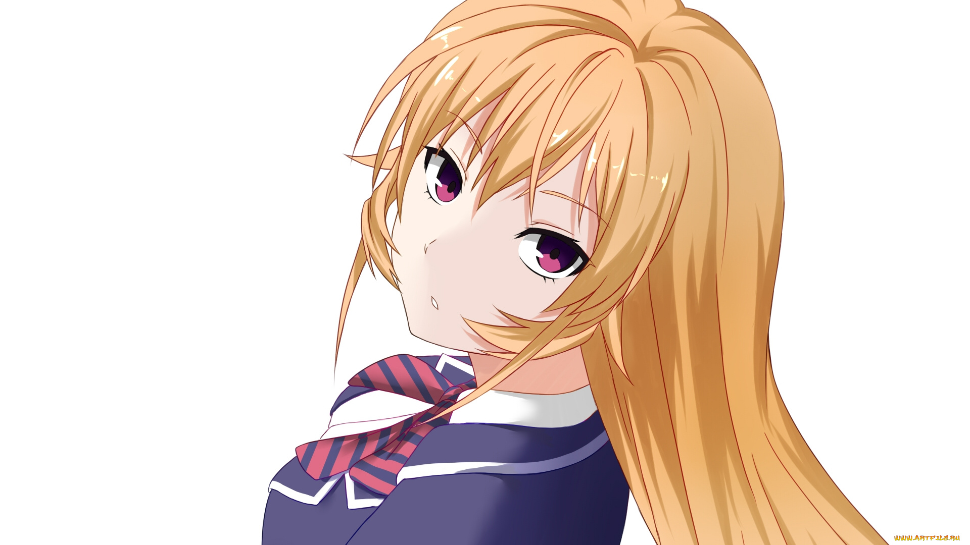 аниме, shokugeki, no, soma, девушка, фон, взгляд