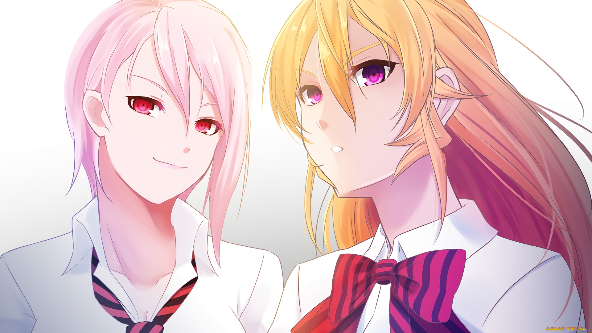 аниме, shokugeki, no, soma, фон, взгляд, девушки