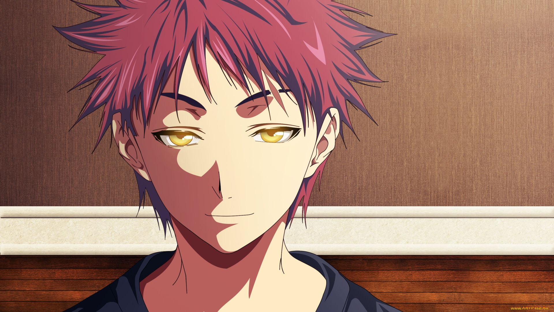 аниме, shokugeki, no, soma, парень, фон, взгляд