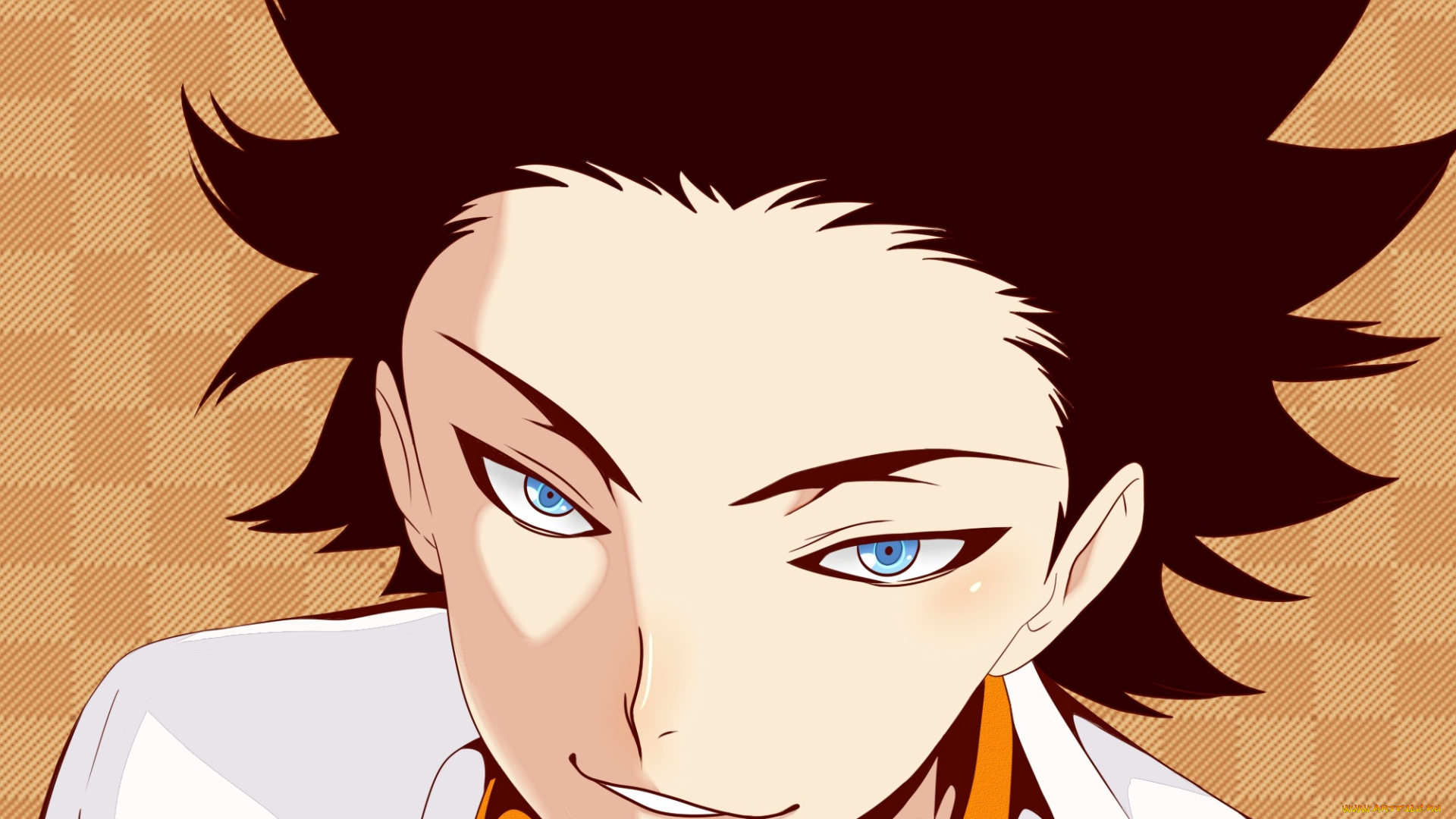 аниме, shokugeki, no, soma, парень, взгляд, фон