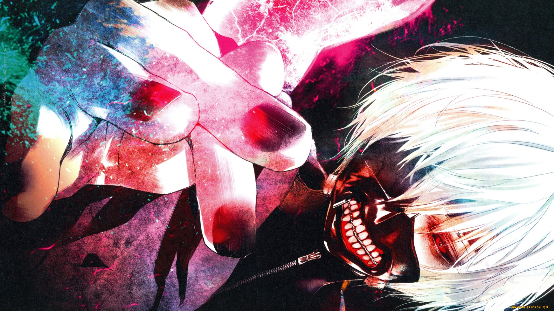 аниме, tokyo, ghoul, канеки