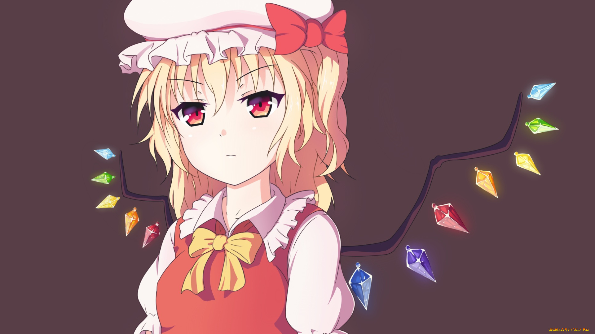 аниме, touhou, flandre, scarlet
