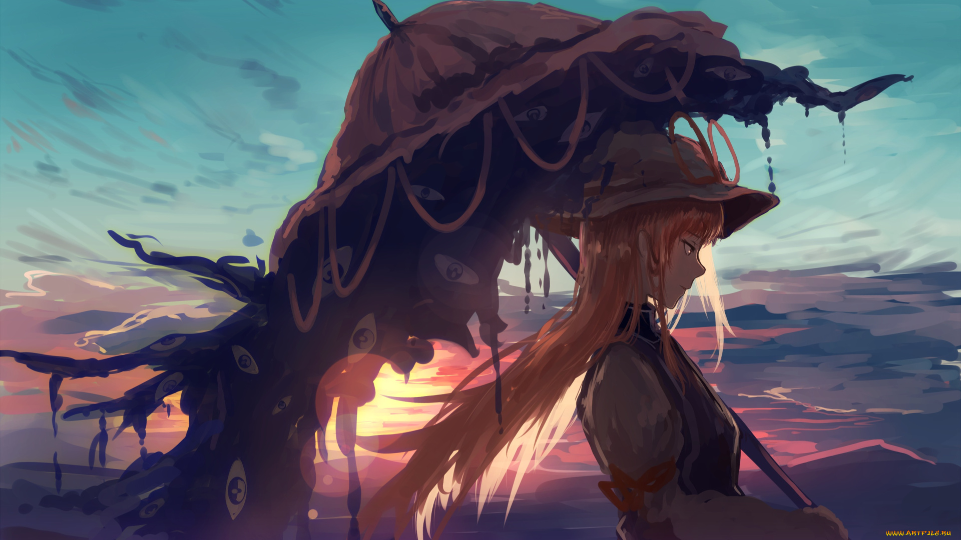 аниме, touhou, yakumo, yukari