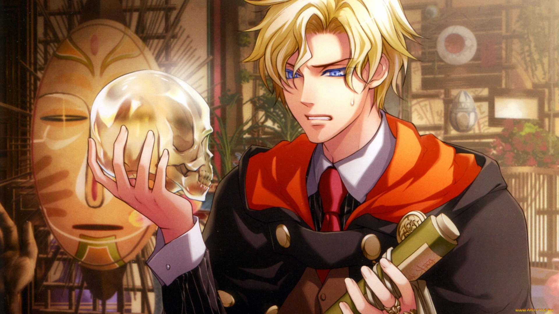 аниме, wand, of, fortune, парень