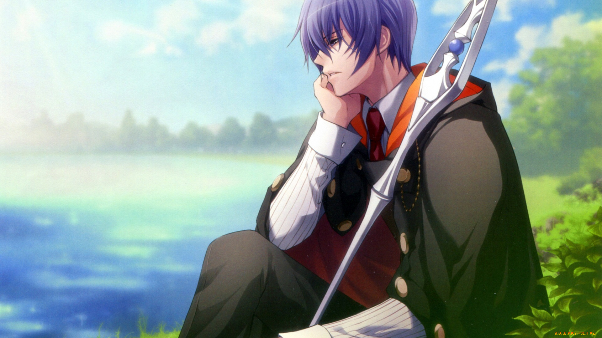 аниме, wand, of, fortune, парень