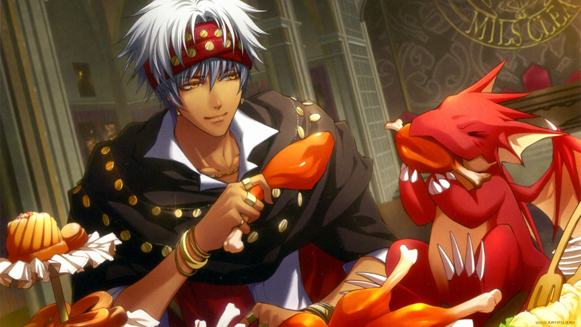 аниме, wand, of, fortune, парень