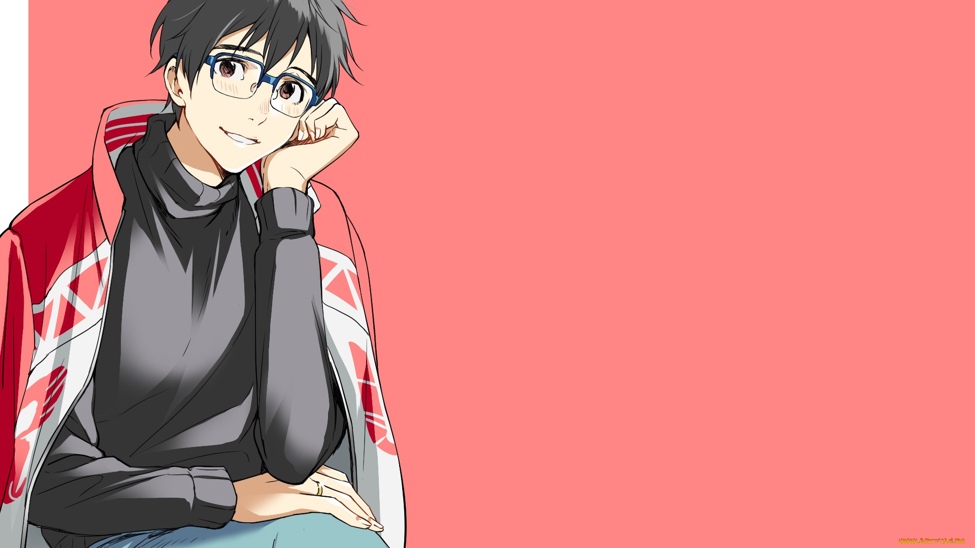 аниме, yuri, on, ice, катсуки, юри