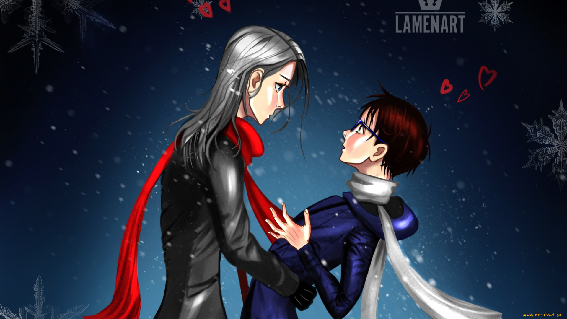 аниме, yuri, on, ice, виктор, юри