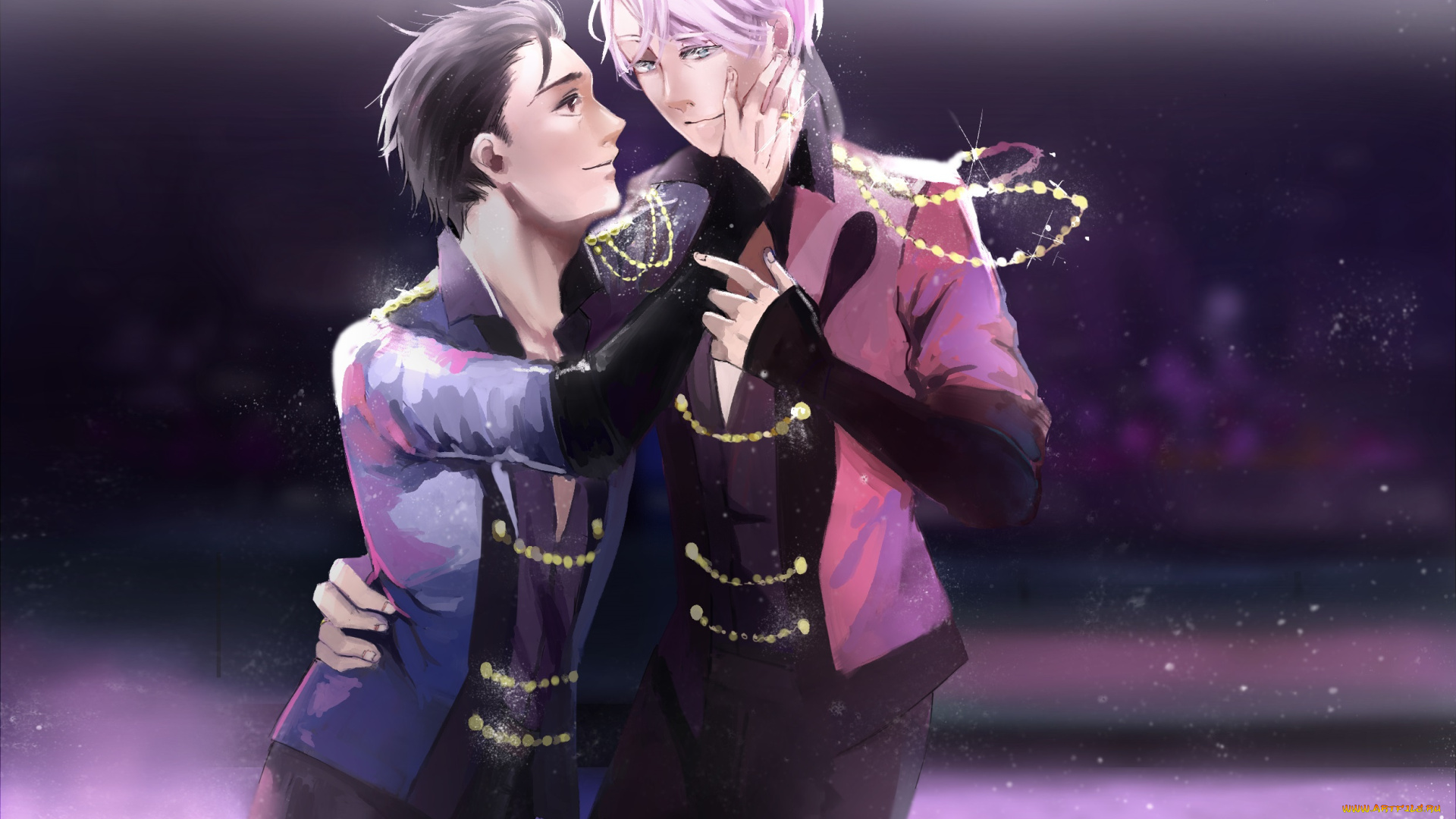 аниме, yuri, on, ice, виктор, юри