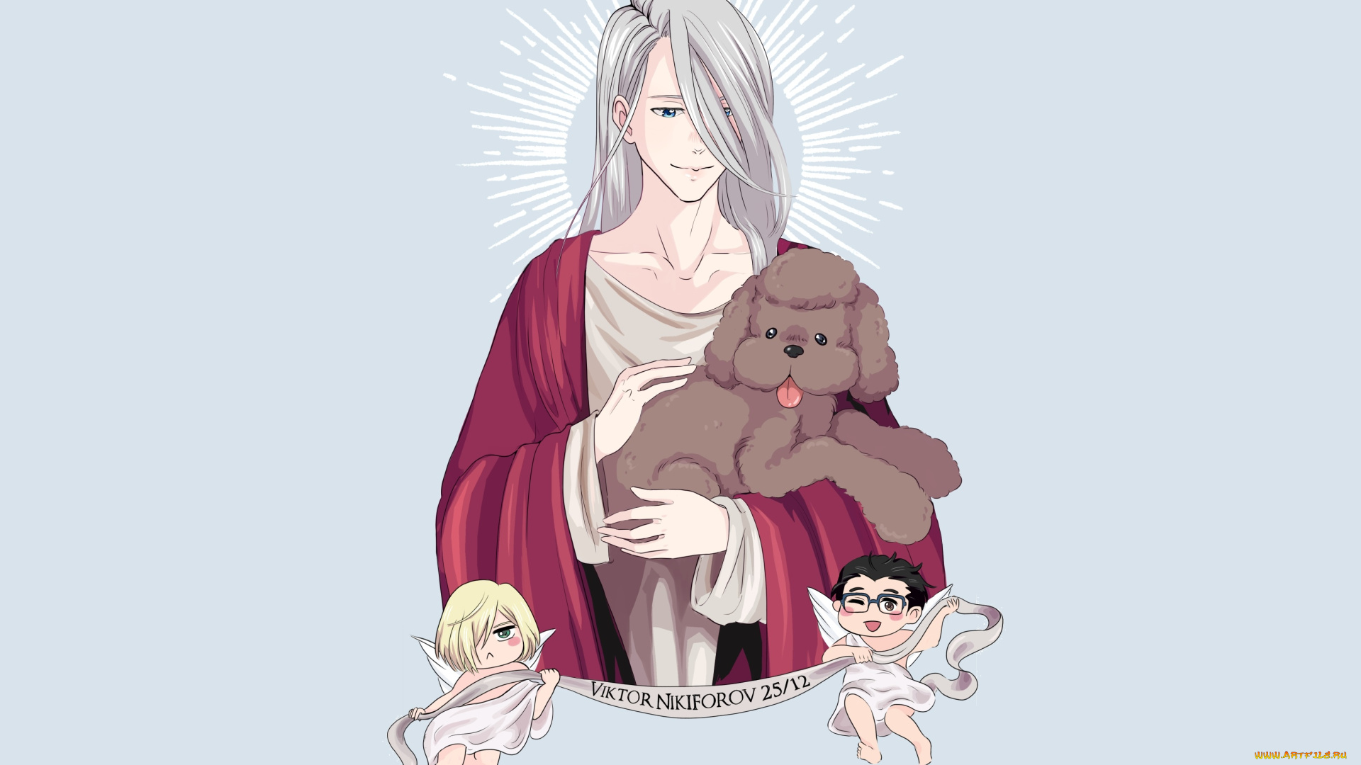 аниме, yuri, on, ice, юрий, плиседский, виктор, никифоров, катсуки, юри