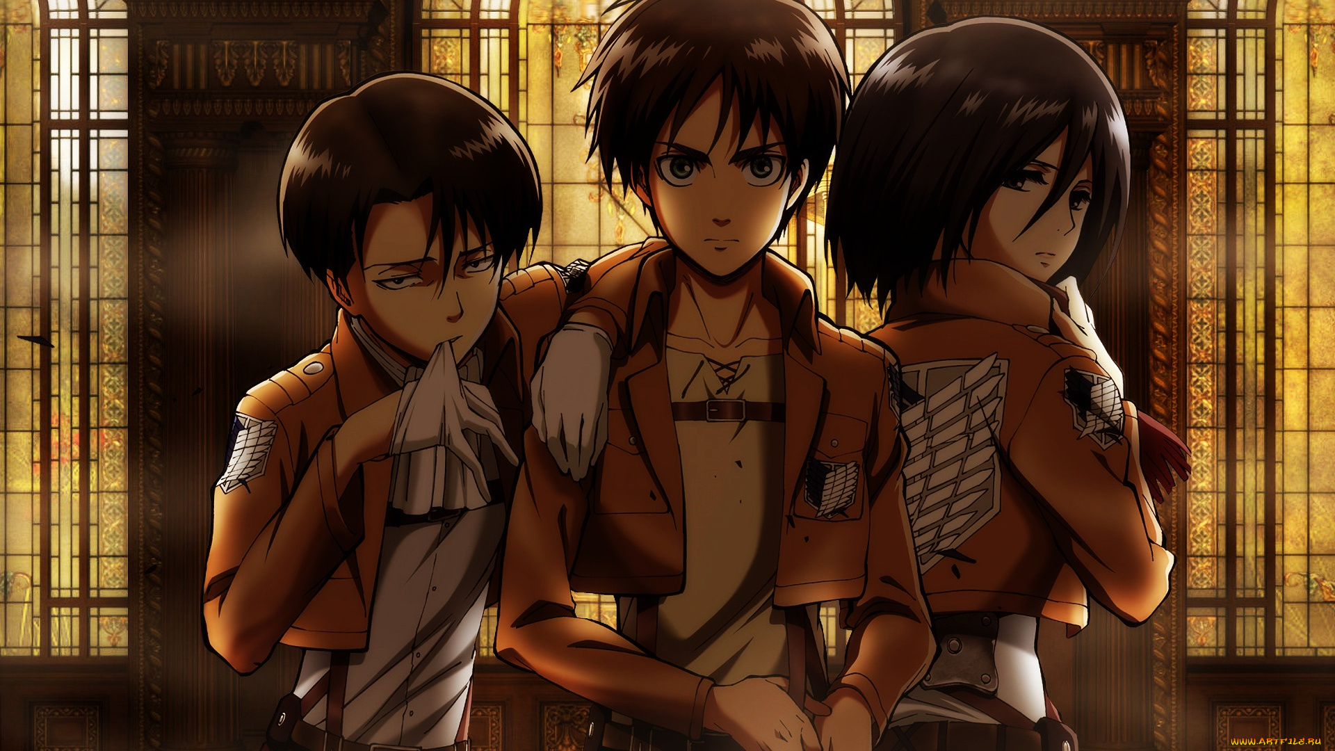 attack, on, titan, аниме, shingeki, no, kyojin, персонаж