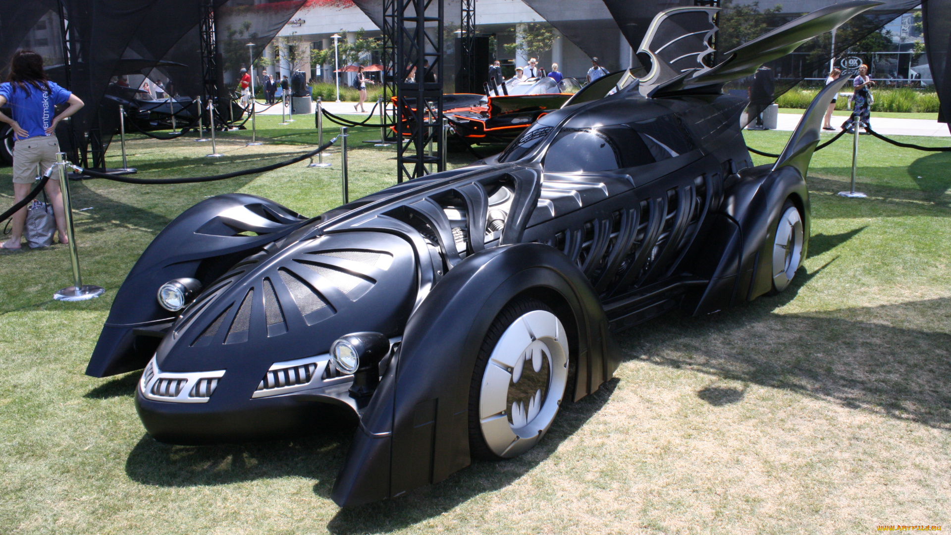 автомобили, выставки, и, уличные, фото, batmobile