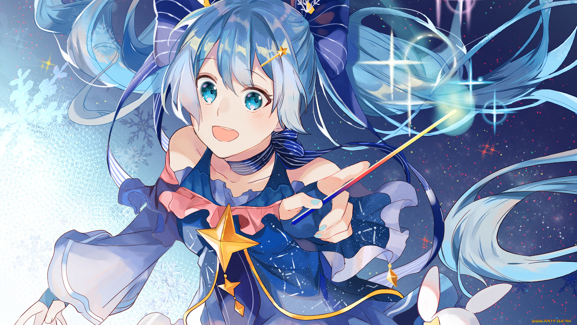 hatsune, miku, аниме, vocaloid