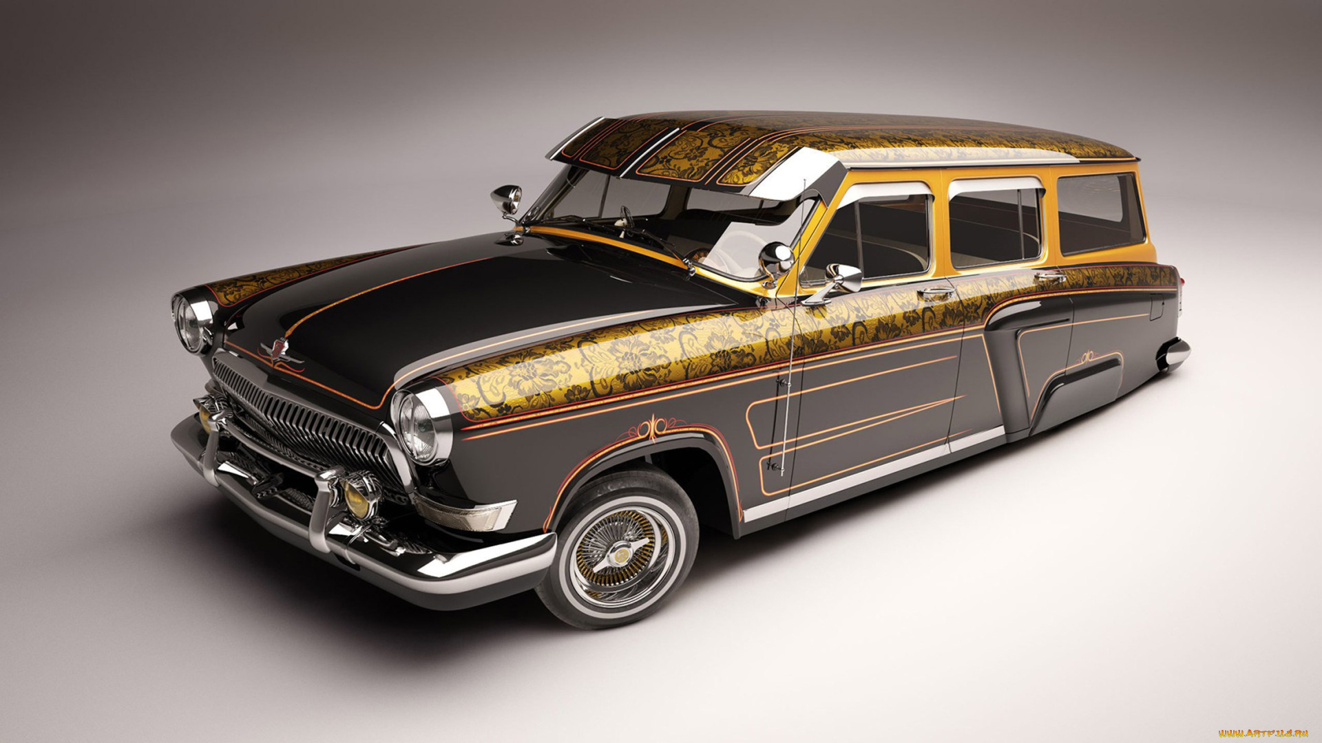 волга, газ-21, тюнинг, автомобили, газ, газ-21, волга, тюнинг