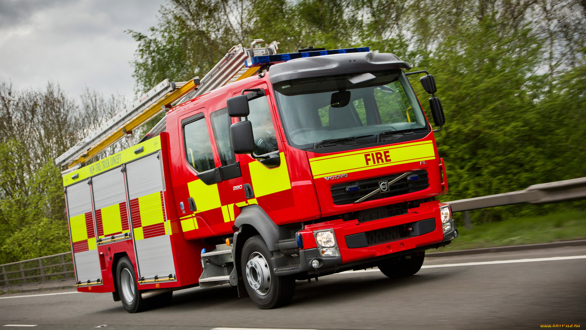 volvo, fl-l, gvw-15-16, firetruck, concept, 2011, автомобили, volvo, trucks, fl-l, volvo, concept, 2011, firetruck, gvw-15-16