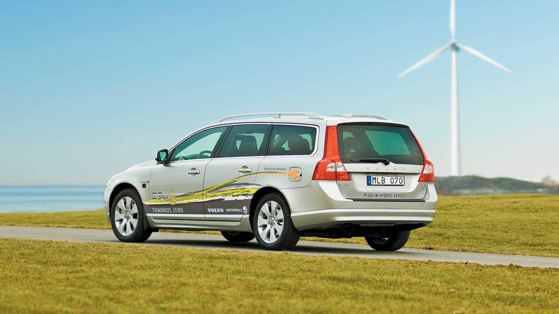 volvo, v70, plug, in, hybrid, prototype, 2009, автомобили, volvo, 2009, prototype, plug, in, hybrid, v70