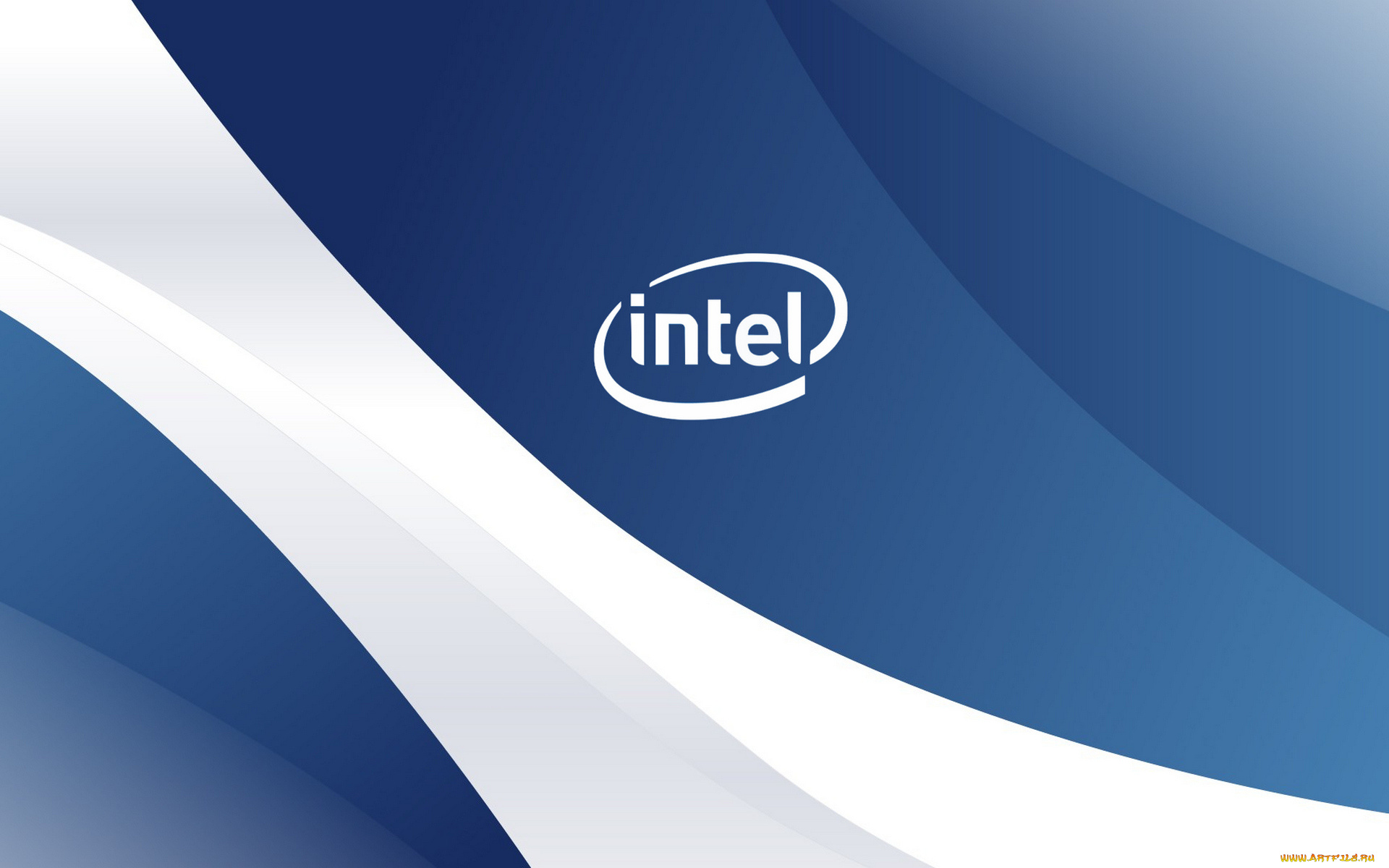 компьютеры, intel, фон, логотип