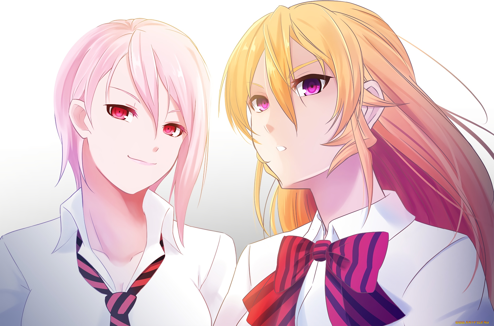 аниме, shokugeki, no, soma, фон, взгляд, девушки