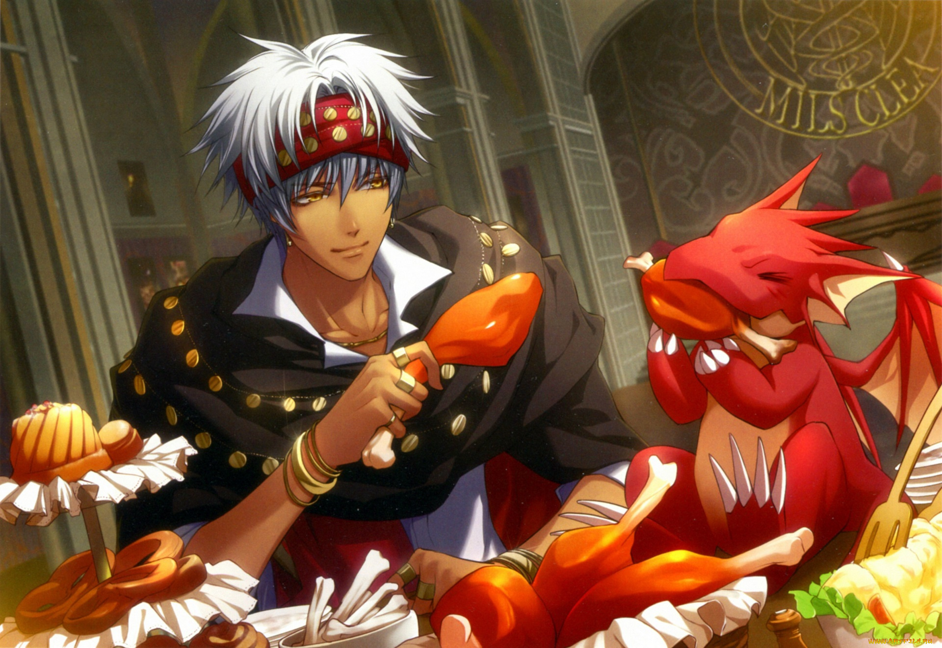 аниме, wand, of, fortune, парень