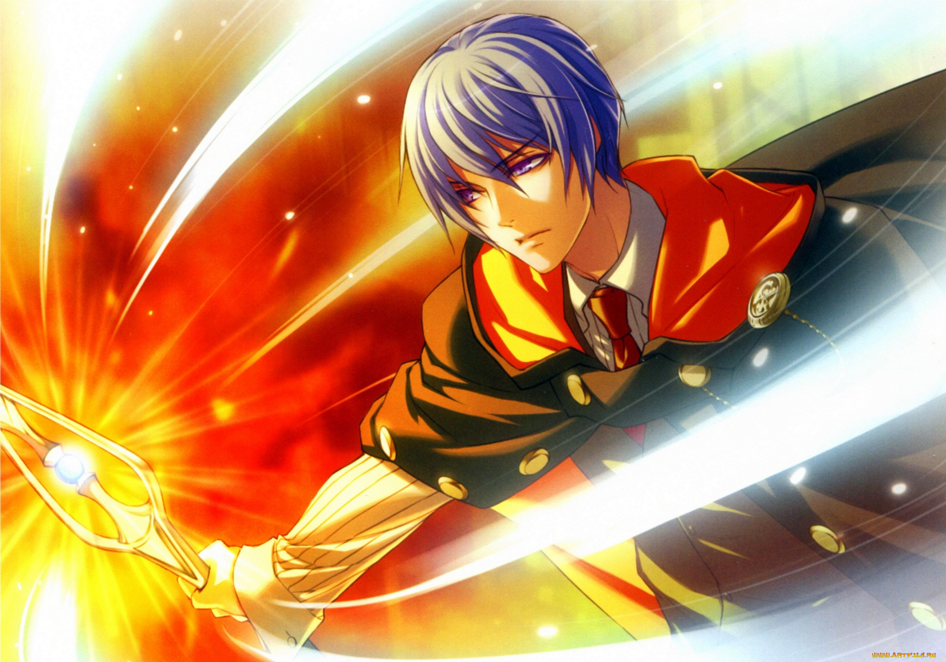 аниме, wand, of, fortune, парень