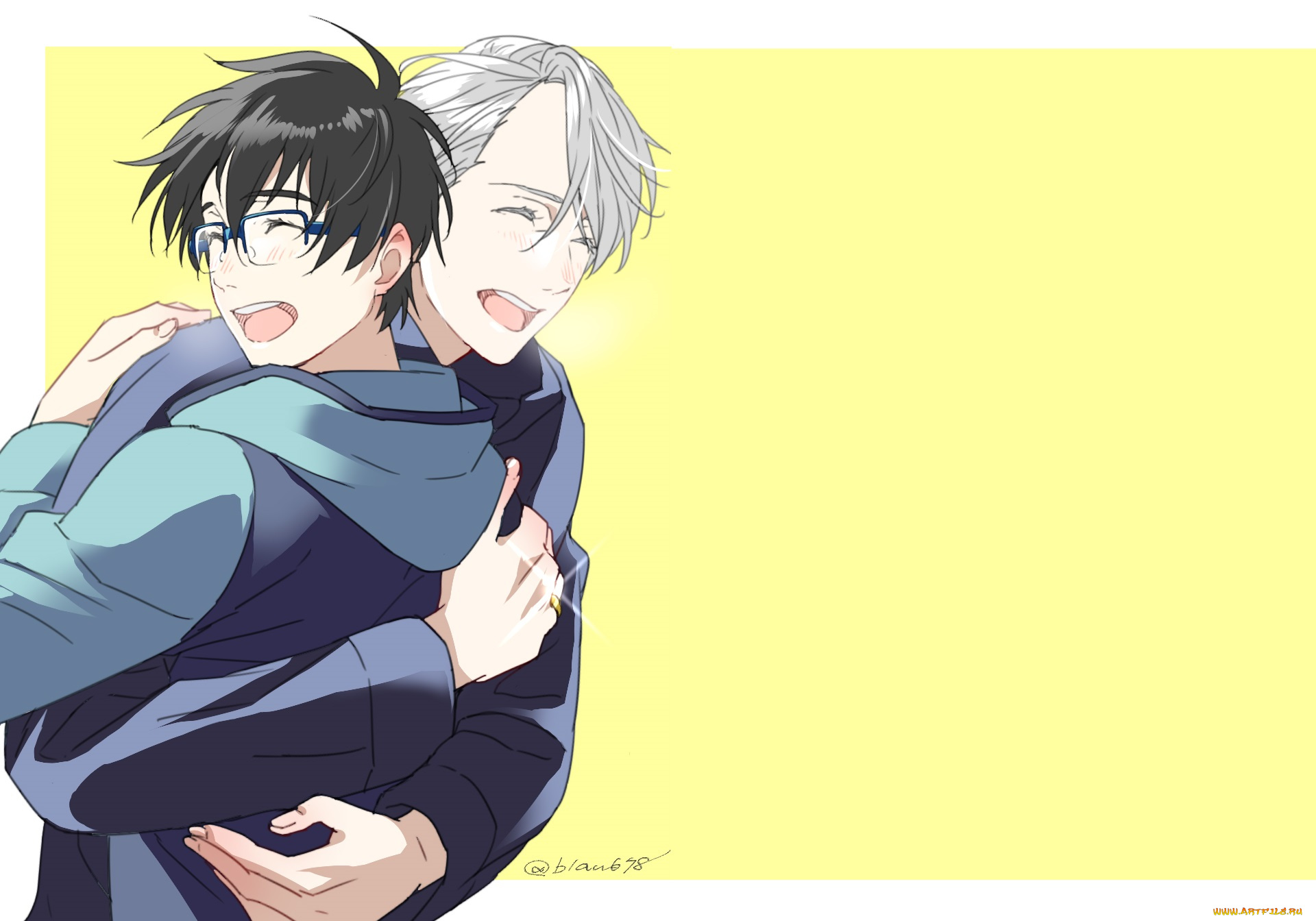 аниме, yuri, on, ice, катсуки, юри, виктор, никифоров