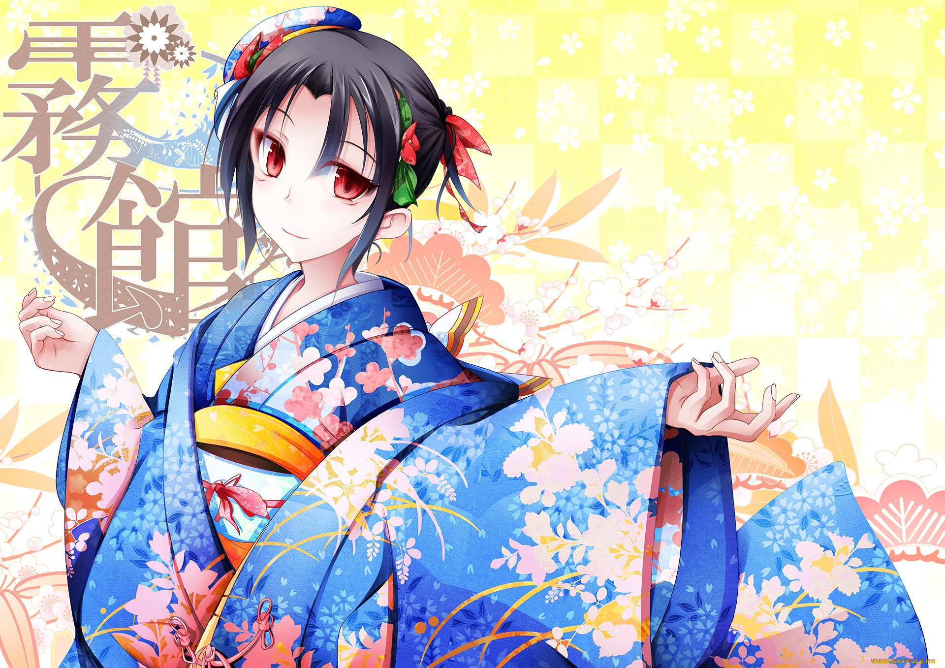 аниме, kantai, collection, фон, взгляд, девушка