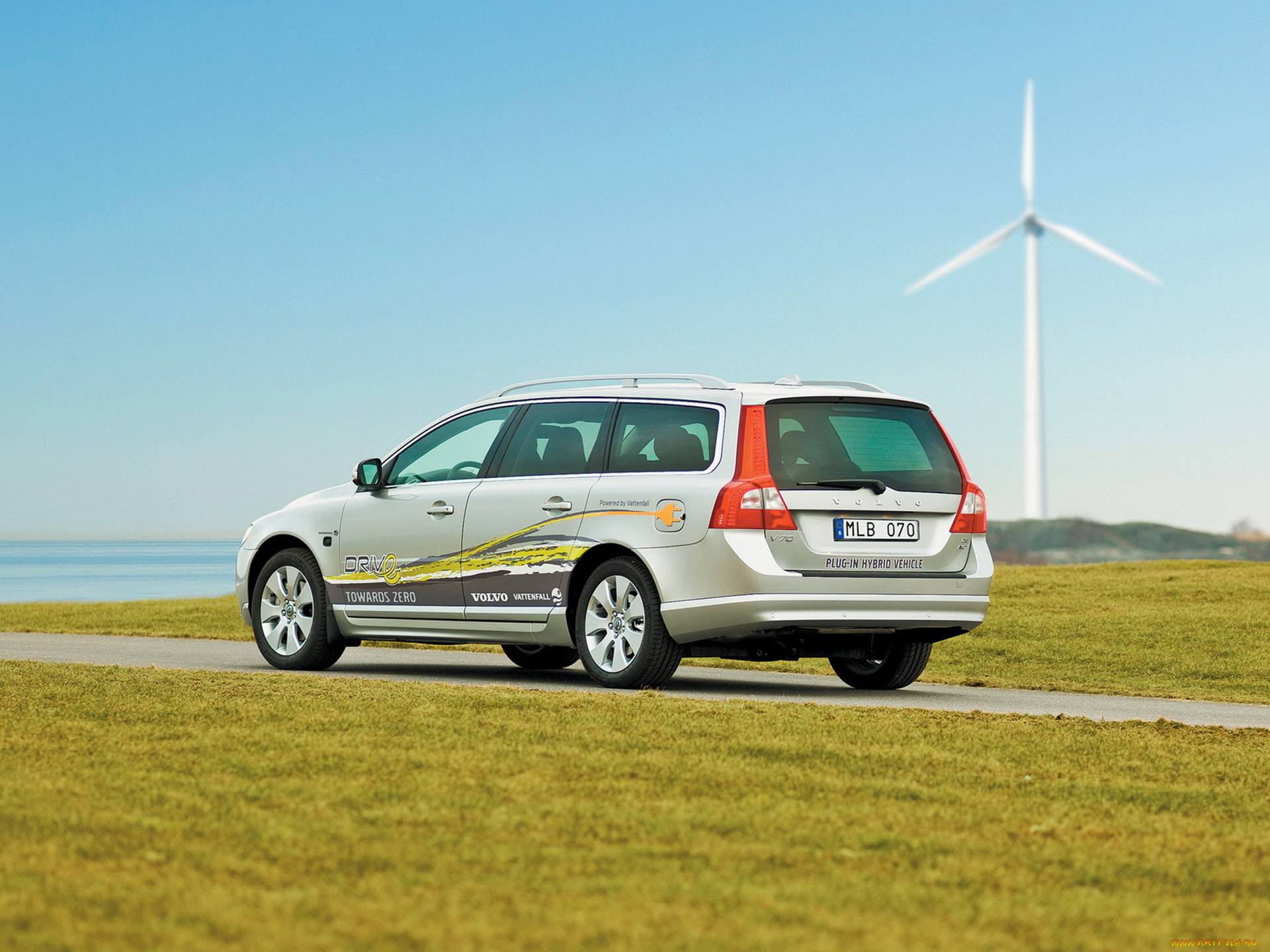 volvo, v70, plug, in, hybrid, prototype, 2009, автомобили, volvo, 2009, prototype, plug, in, hybrid, v70