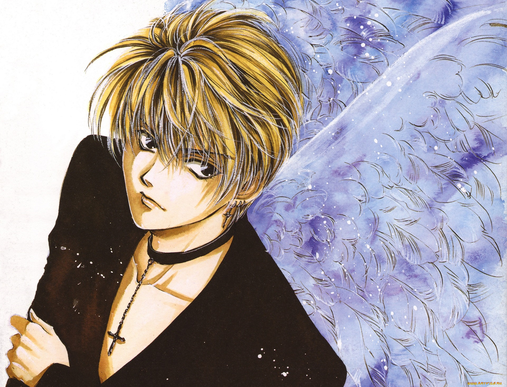 аниме, angel, sanctuary, ангел