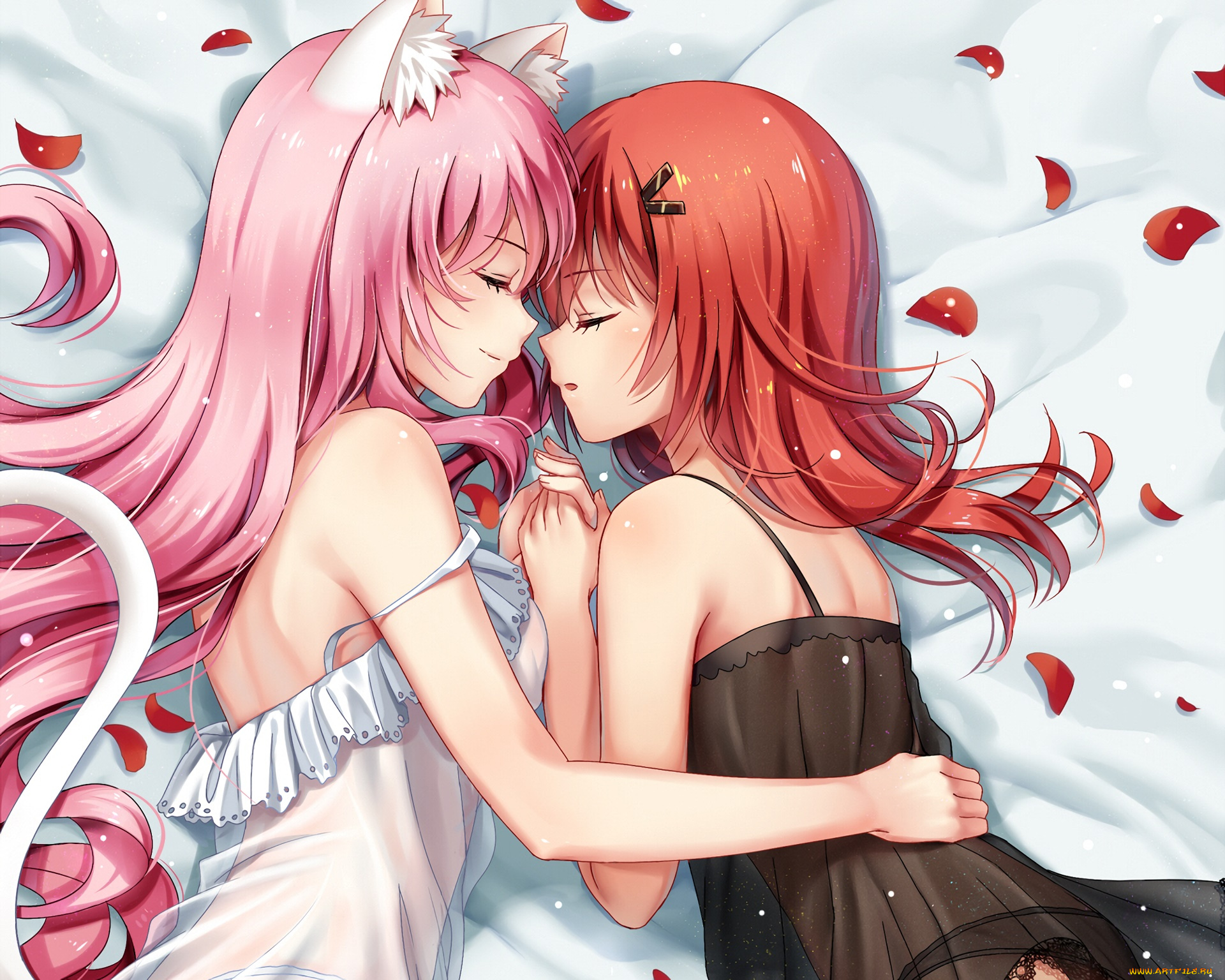 аниме, unknown, , другое, фон, взгляд, девушки