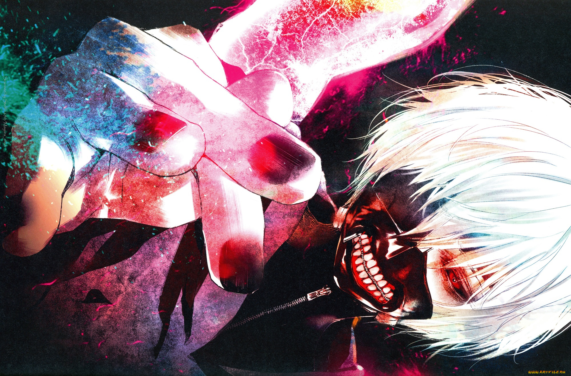 аниме, tokyo, ghoul, канеки