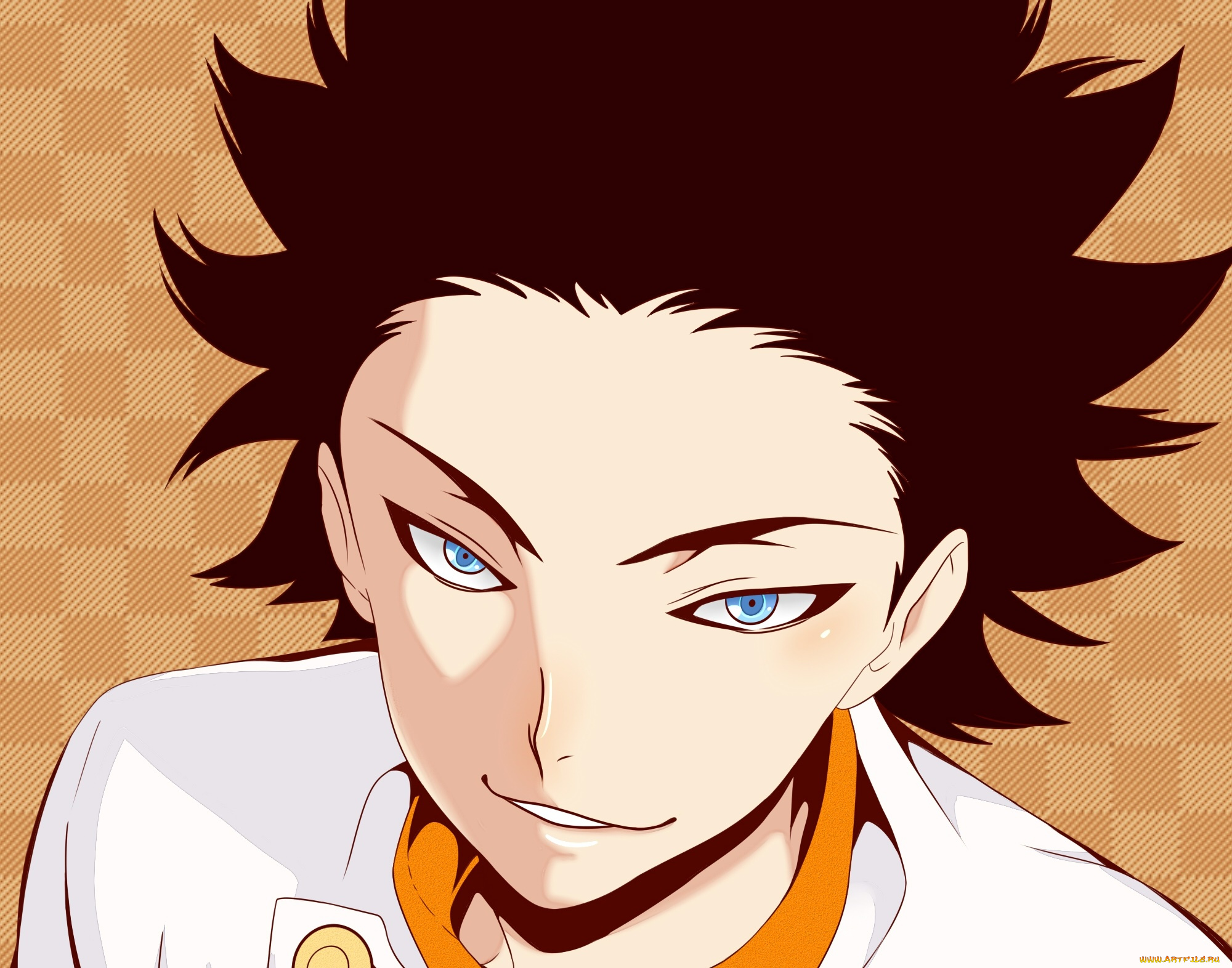 аниме, shokugeki, no, soma, парень, взгляд, фон