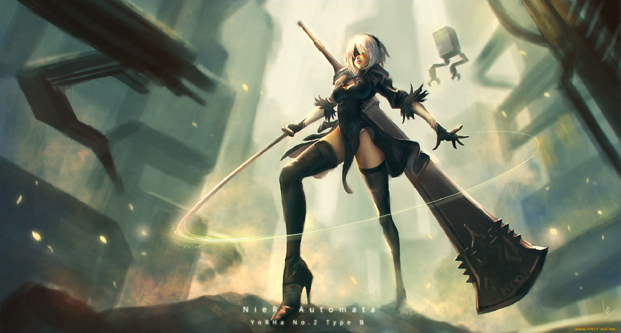 аниме, оружие, , техника, , технологии, девушка